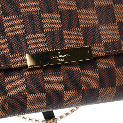 Louis Vuitton Damier Ebene Favorite MM 7 of 12