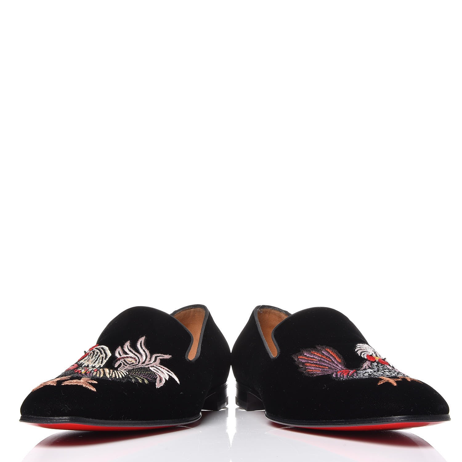 Christian Louboutin Velvet Mens Champgillon Flat Loafer 41 Black 6 of 13
