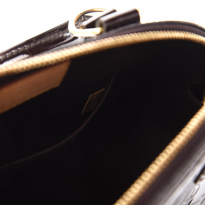 Louis Vuitton Vernis Alma BB Amarante 9 of 11