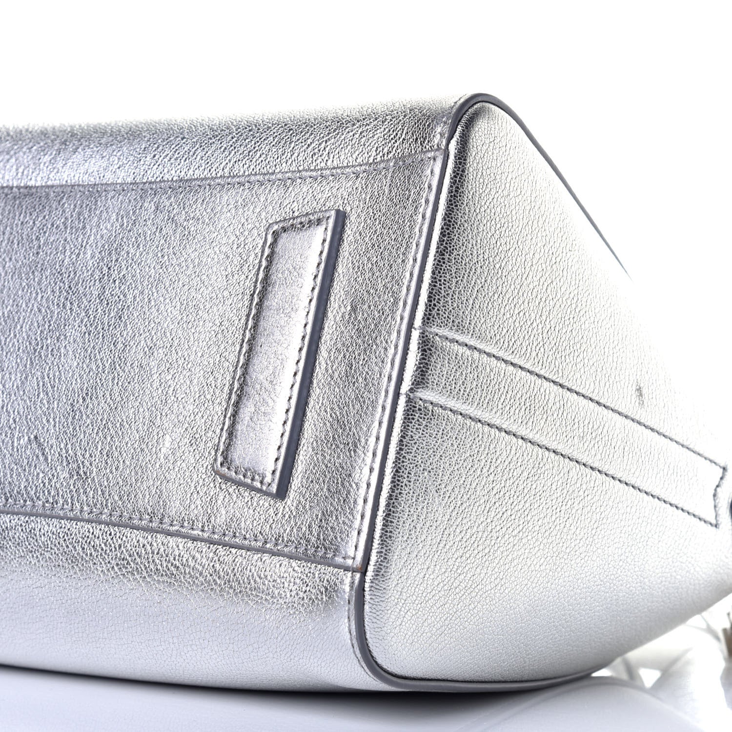Givenchy Metallic Sugar Goatskin Small Antigona Silver 9 of 9
