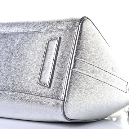 Givenchy Metallic Sugar Goatskin Small Antigona Silver 9 of 9