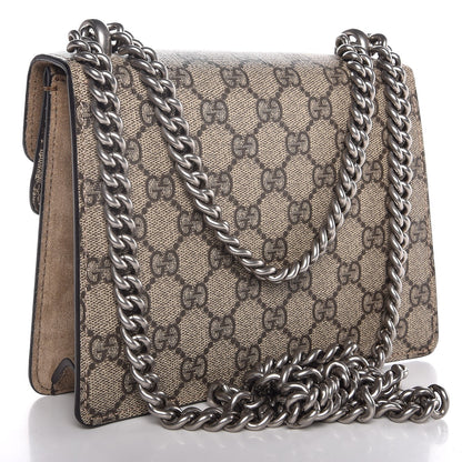 Gucci GG Supreme Monogram Mini Dionysus Shoulder Bag Taupe 4 of 8