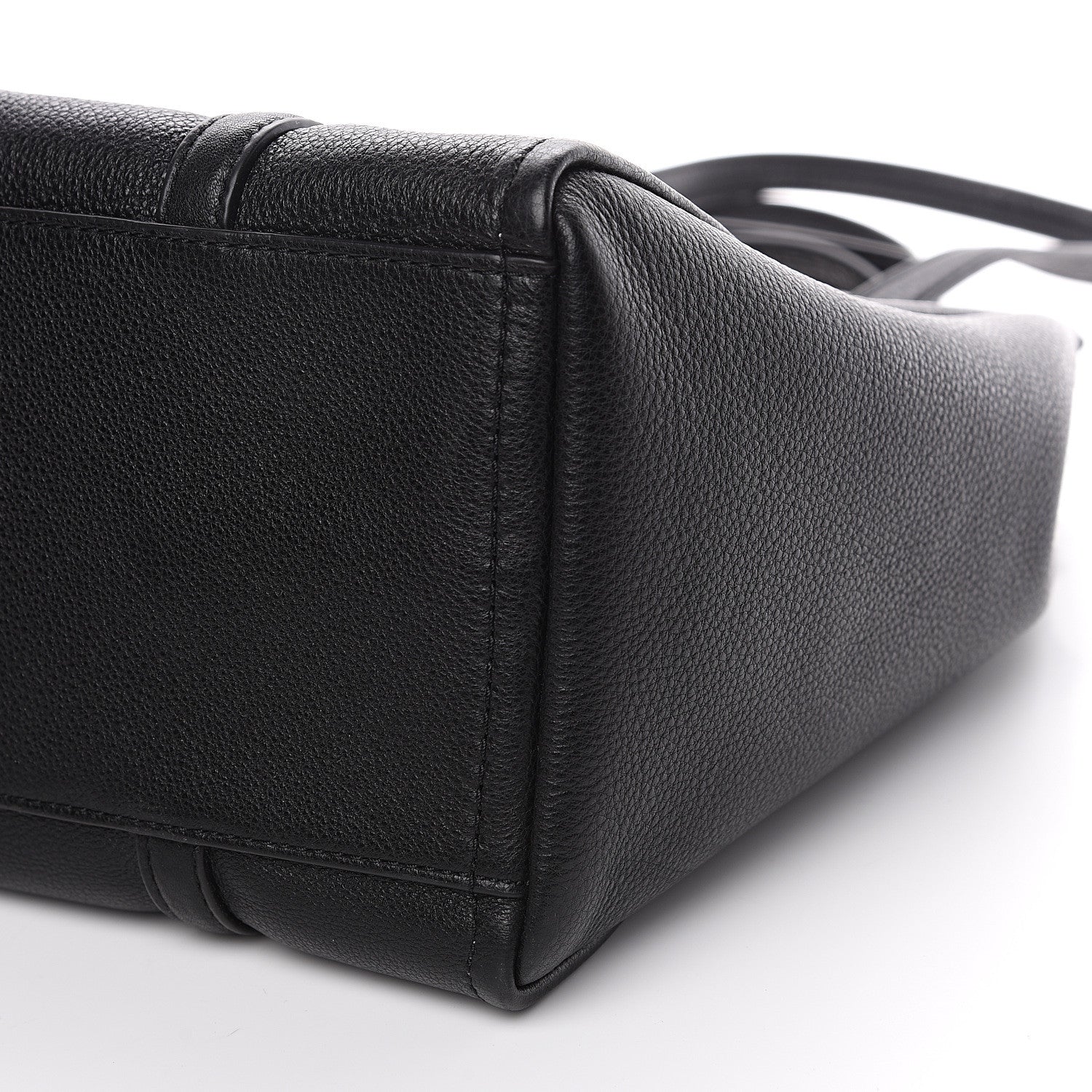 Marc Jacobs Grained Calfskin The Tag Tote Black 8 of 9