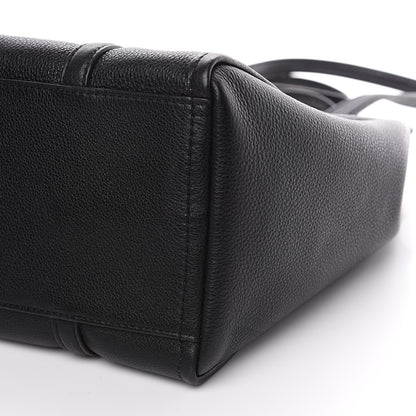 Marc Jacobs Grained Calfskin The Tag Tote Black 8 of 9