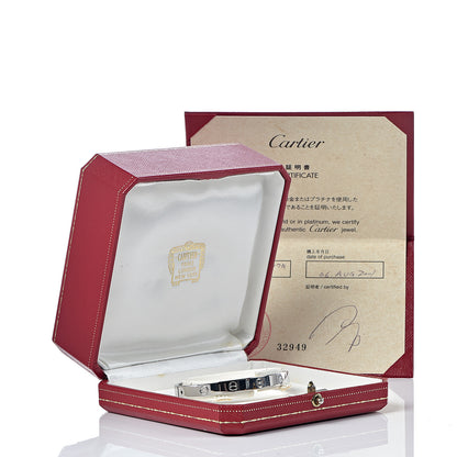 Cartier 18K White Gold LOVE Bracelet 17 7 of 7
