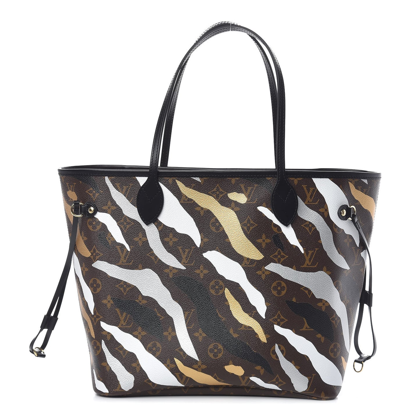 X LOL Monogram Neverfull MM Gold Silver