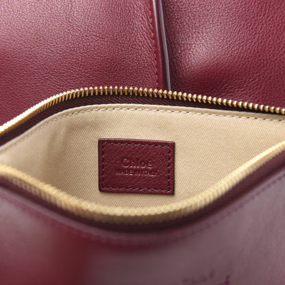 Chloe Smooth Calfskin Medium Vick Tote Burnt Brown 13 of 15