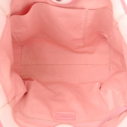 Chanel Woven Straw Raffia Medium Deauville Tote Pink 5 of 11