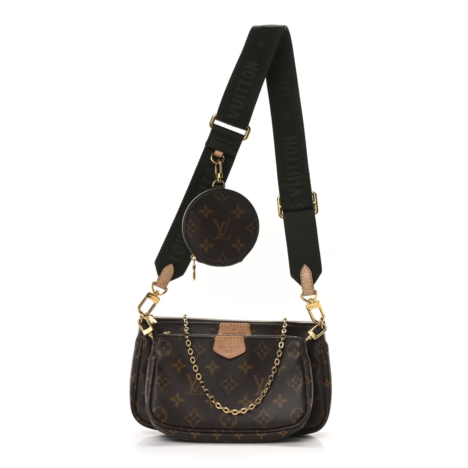 Louis Vuitton Monogram Multi Pochette Accessories Kaki 1 of 9