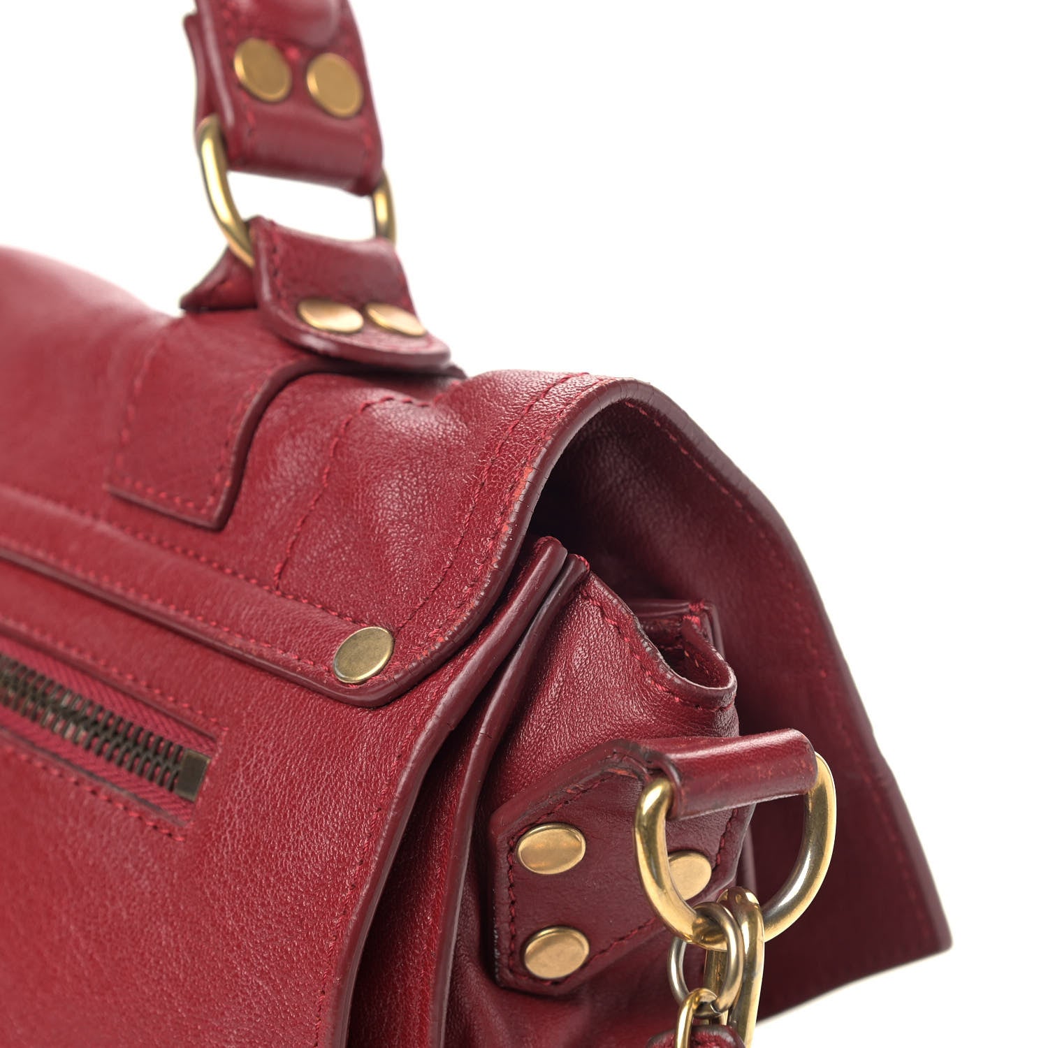 Proenza Schouler Lambskin Medium PS1 Satchel Chianti 12 of 16