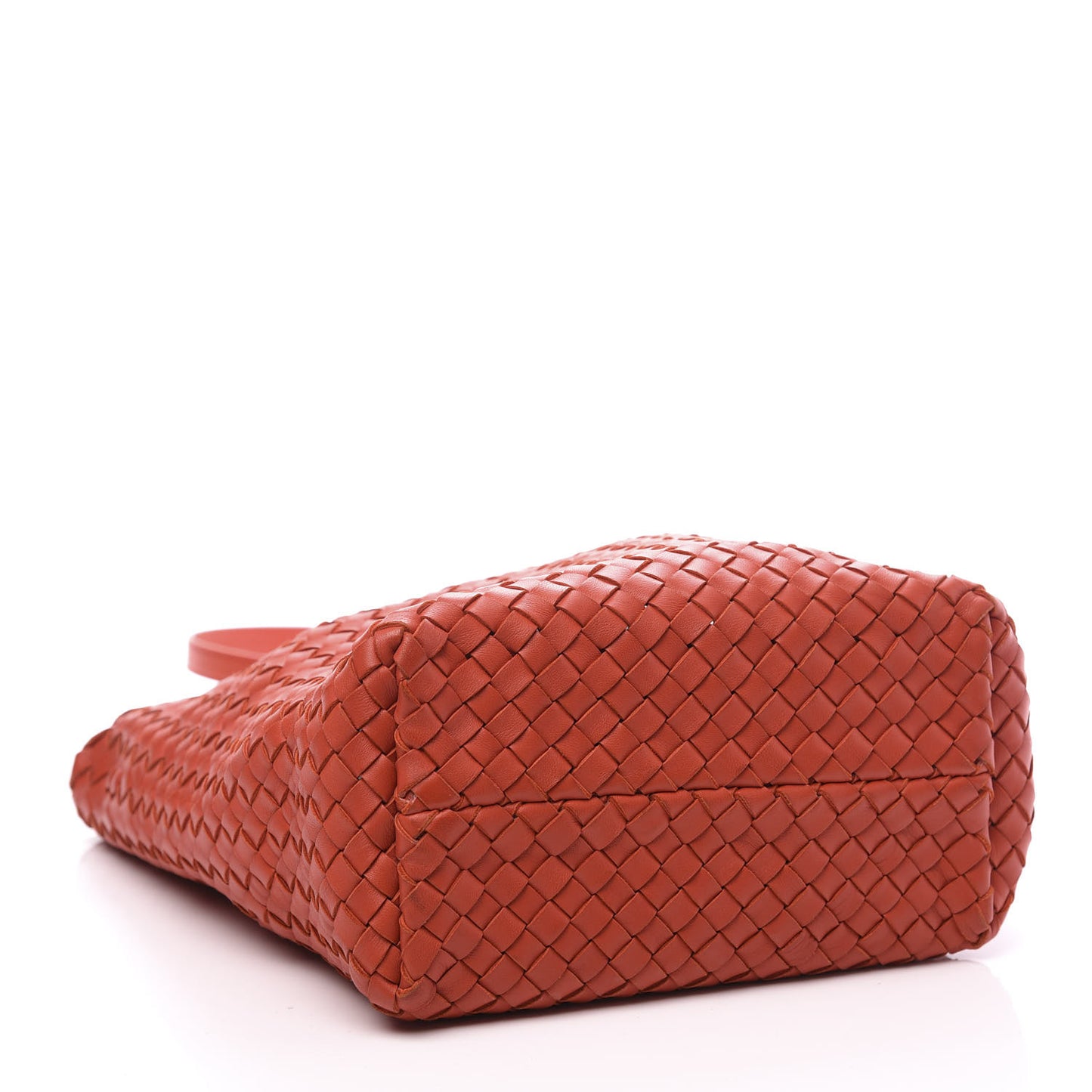 Nappa Intrecciato Cabat Bucket Poppy