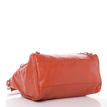 Balenciaga Agneau Giant 12 Silver Hardware Velo Rouge Ambre 4 of 9