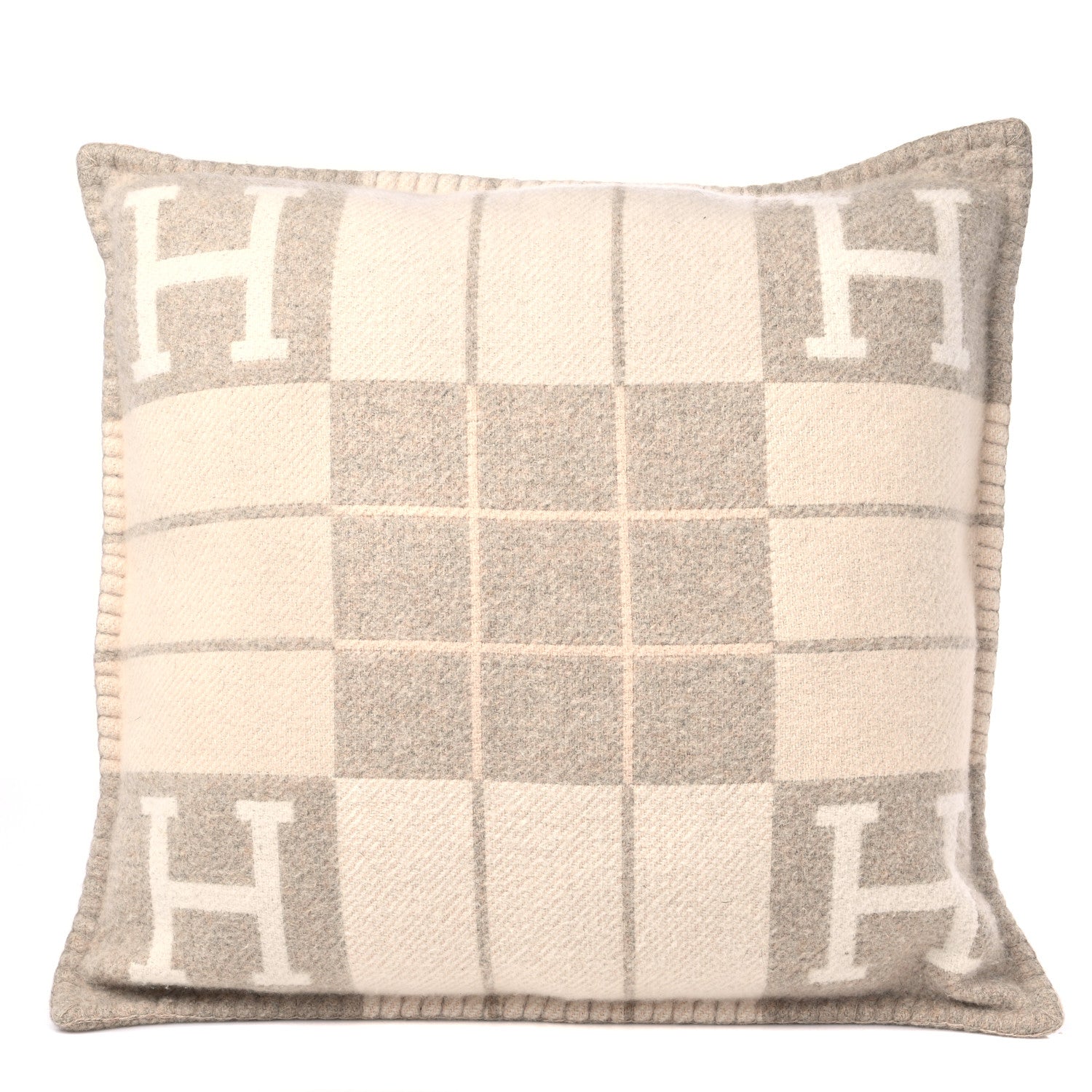 Hermes Wool Cashmere Avalon III Pillow PM Coco Camomille 1 of 3