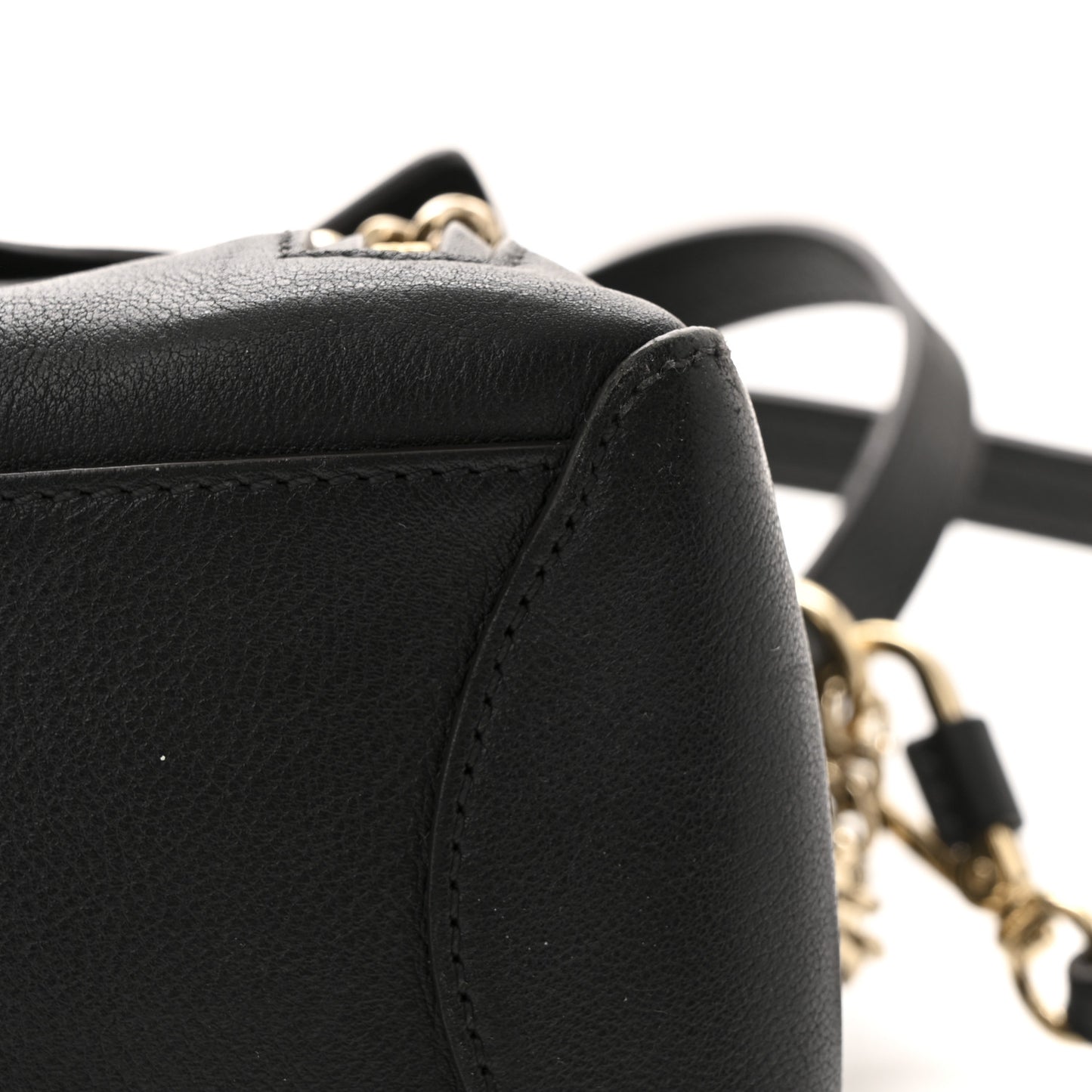 Calfskin Small Faye Day Shoulder Bag Black
