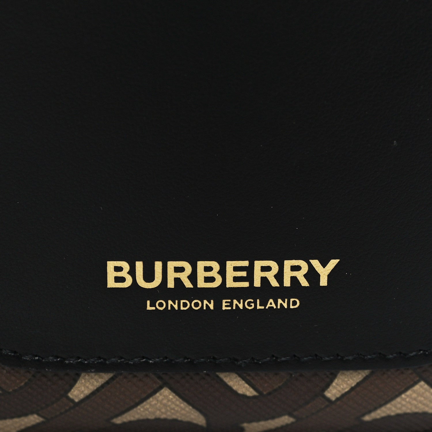 Burberry E-Canvas Monogram TB Anne Phone Case With Strap Bridle Brown 5 of 5