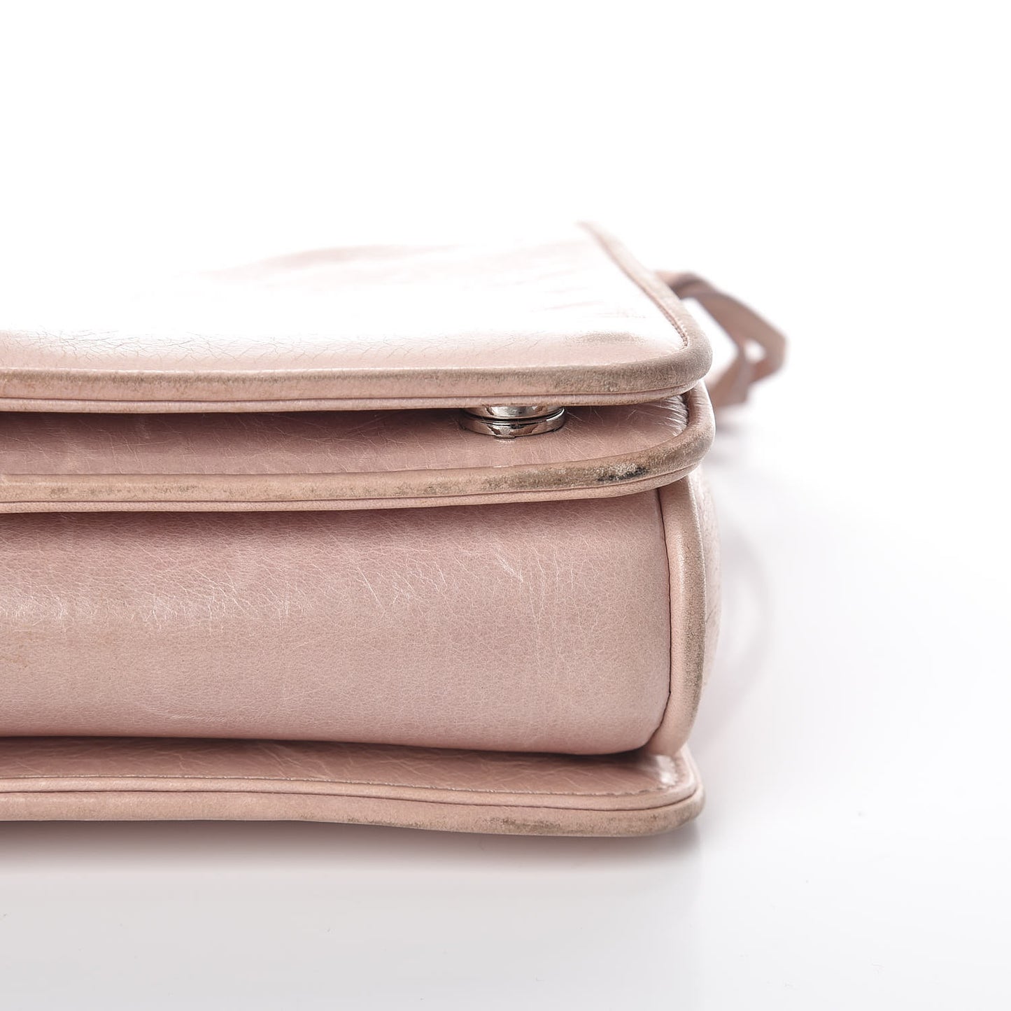 Vitello Shine Club Shoulder Bag Mughetto