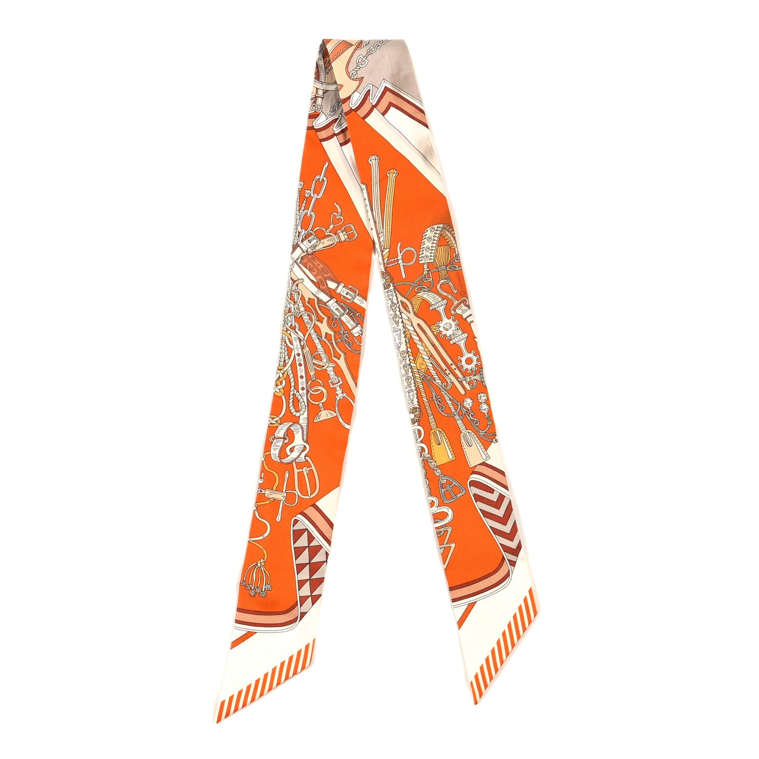 Hermes Silk Bouquets Selliers Twilly 2 of 3