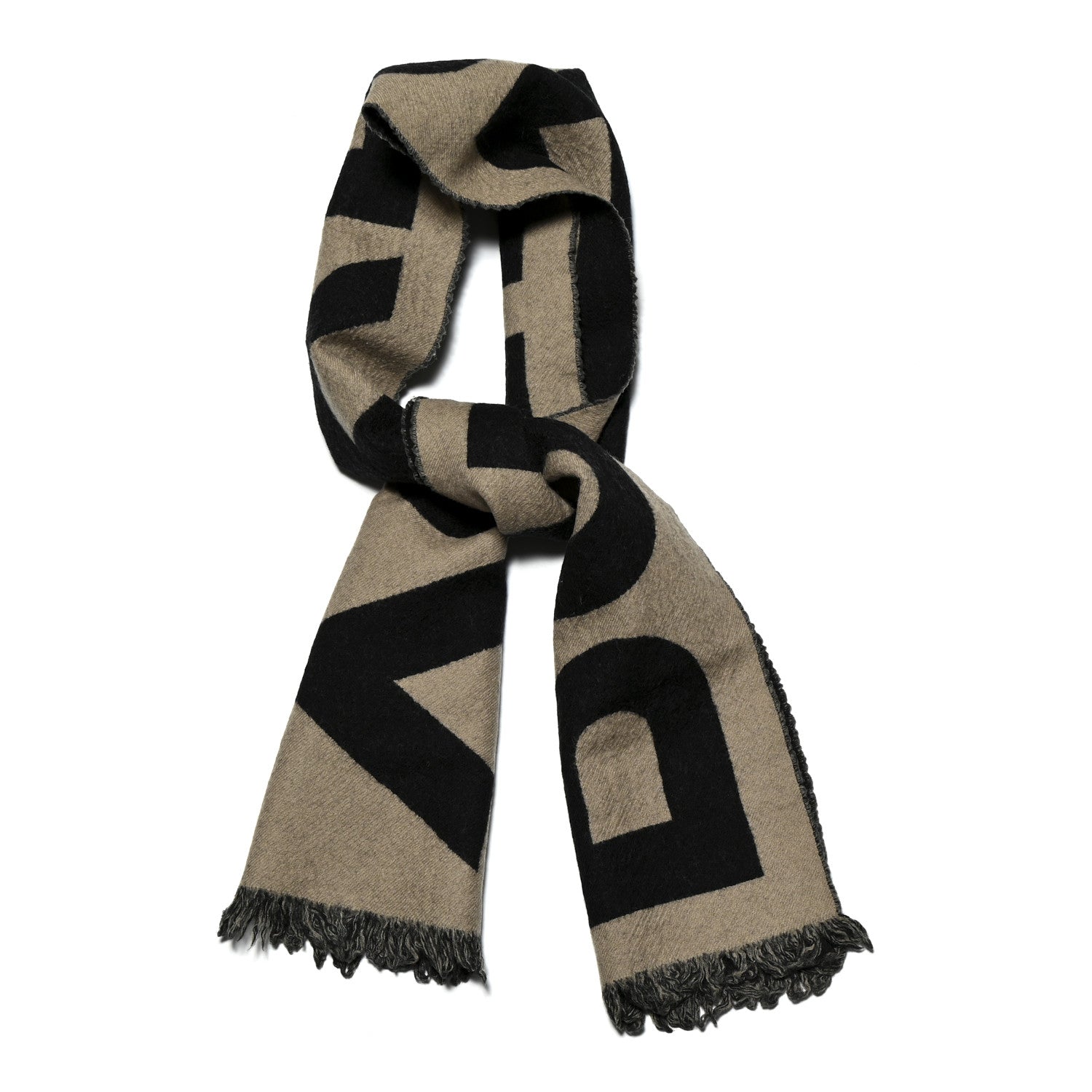 Burberry Wool Jacquard Logo Scarf Archive Beige 1 of 5