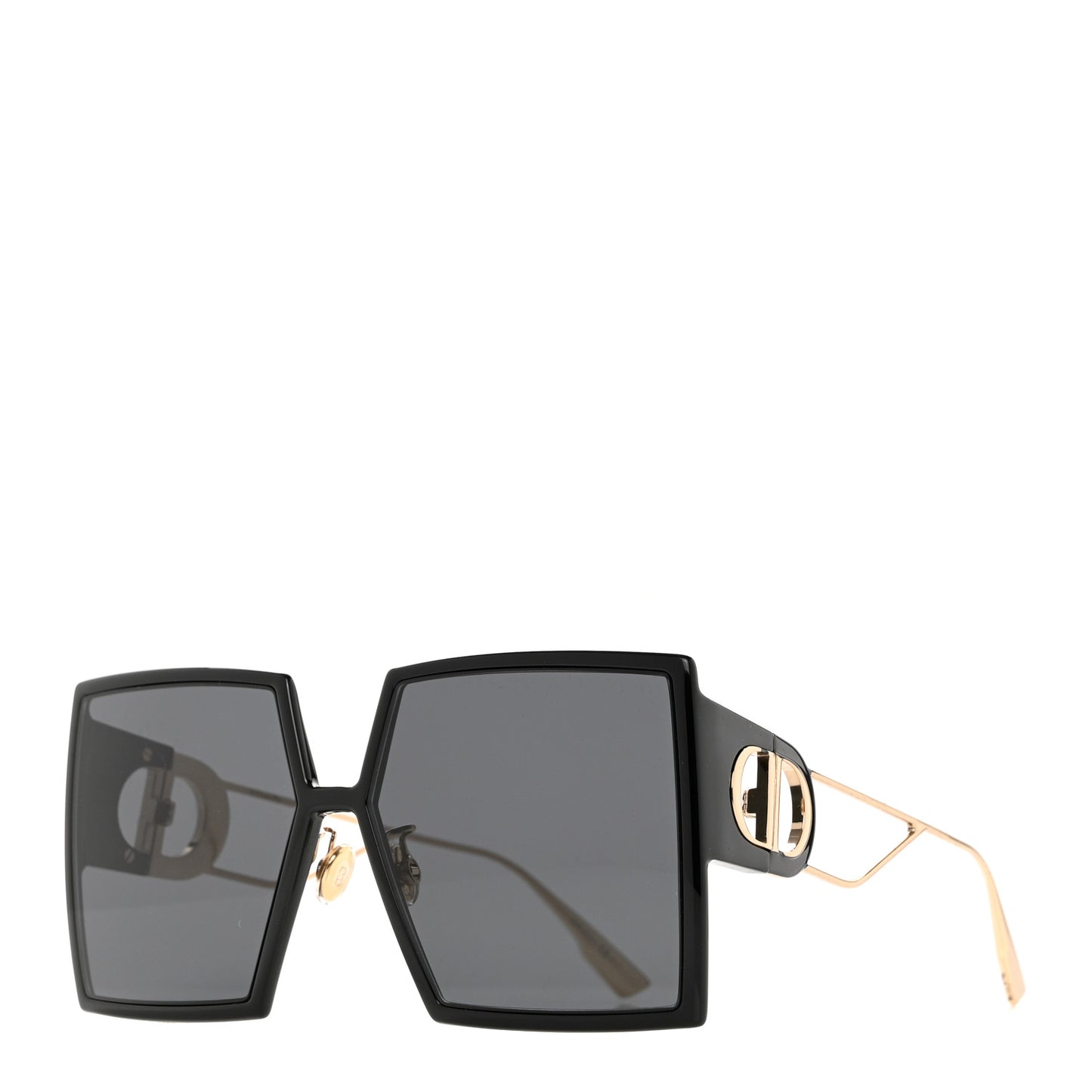 Square 30 Montaigne Sunglasses Black