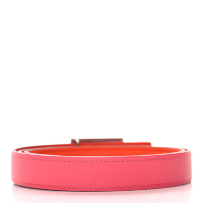 Hermes Epsom Swift 24mm Collier De Chien CDC Belt 90 36 Orange Poppy Rose Azalee 2 of 5