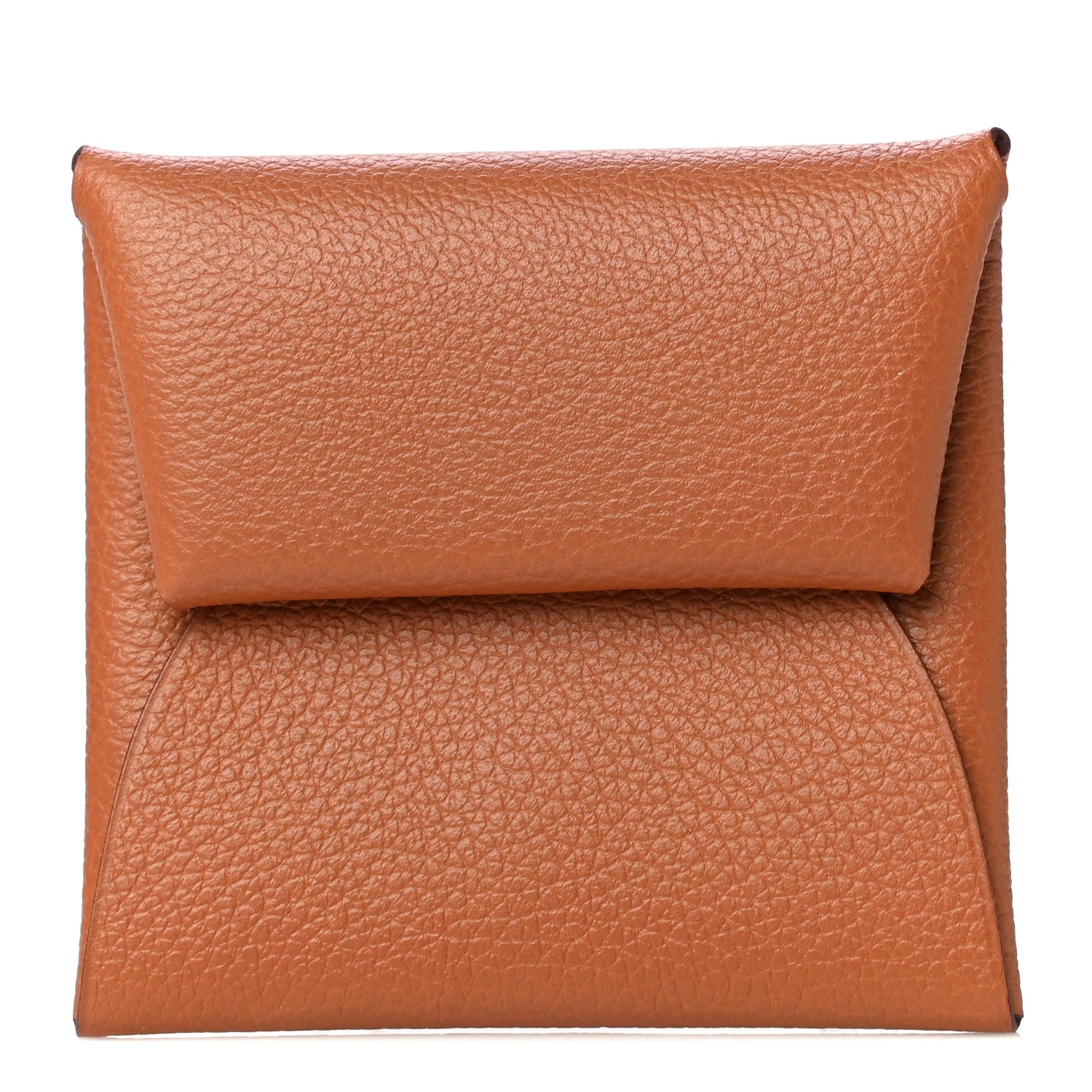 Hermes Evercolor Bastia Verso Coin Purse Gold Beige De Weimar 1 of 4