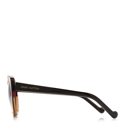 Louis Vuitton Peony Sunglasses Z0786W Brown Glitter 3 of 8