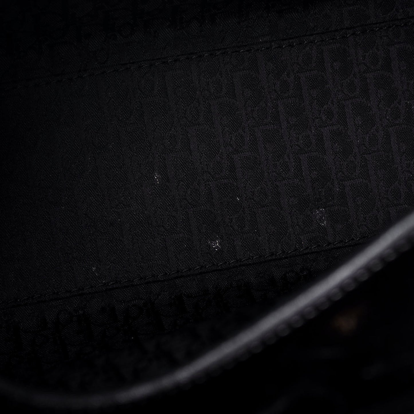 Patent Cannage Large Lady Dior Black