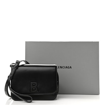 Balenciaga Shiny Box Calfskin Small B Bag Black 11 of 11