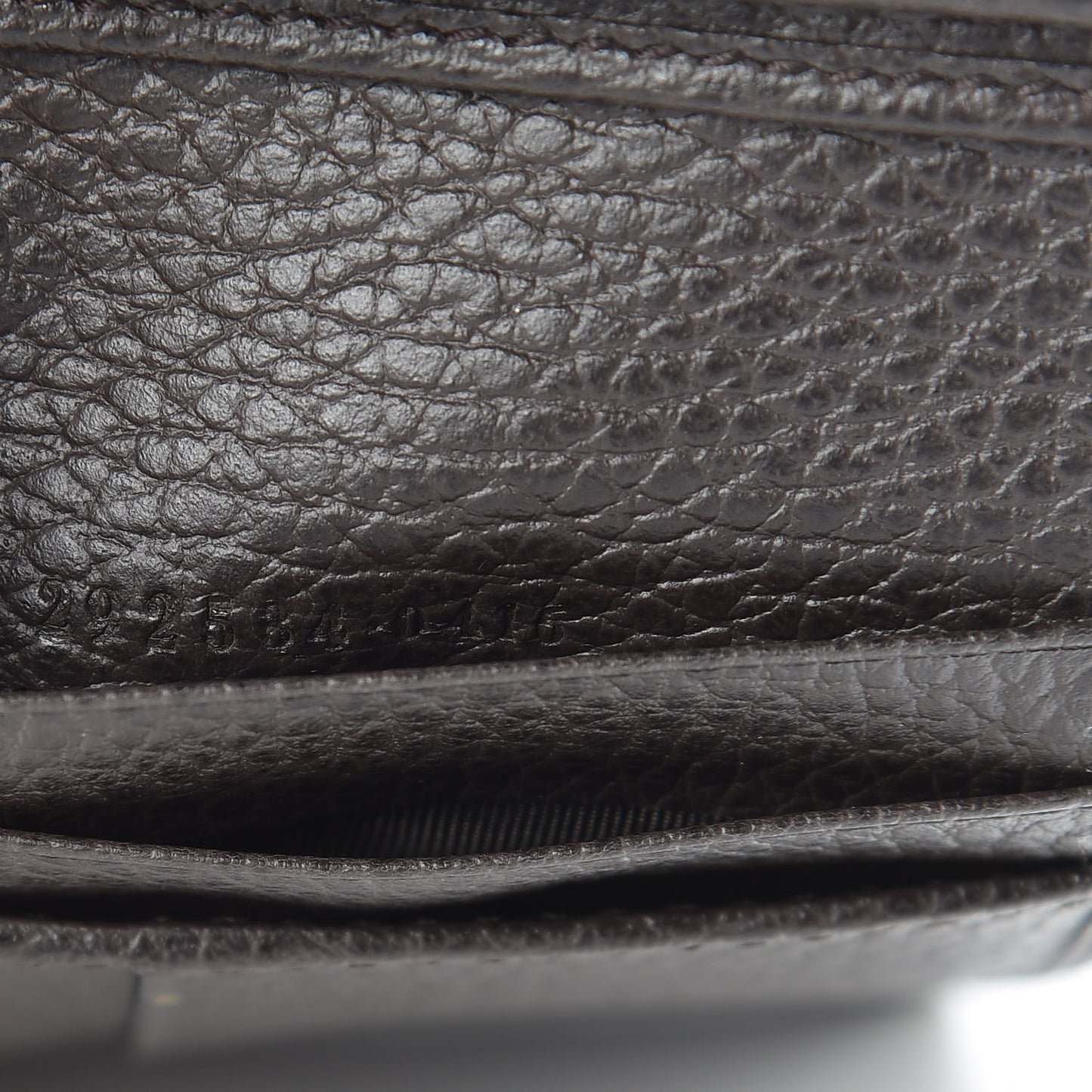 Monogram Bi-Fold Wallet Dark Brown