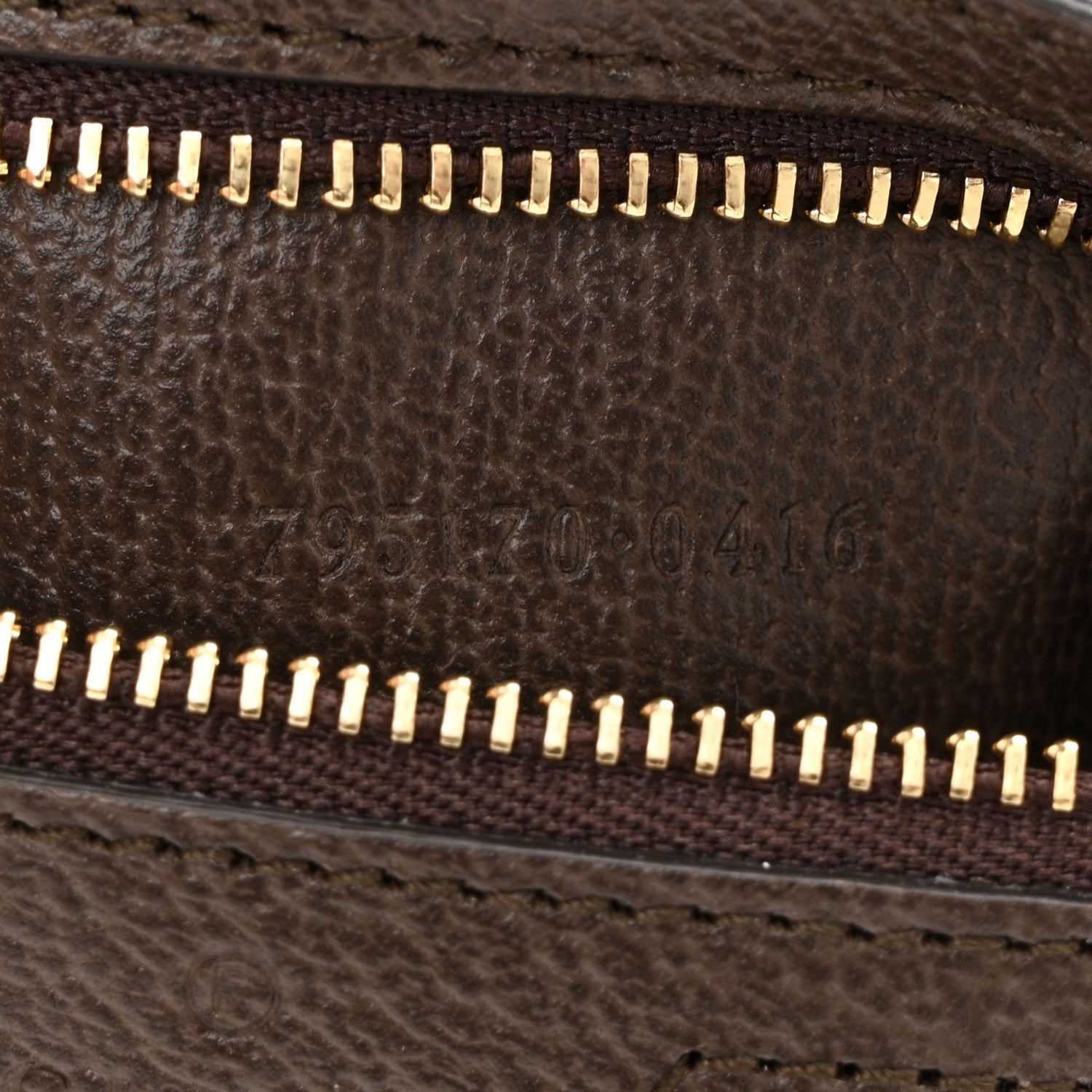 Gucci GG Supreme Monogram Textured Calfskin Web Super Mini Ophidia Shoulder Bag Beige Ebony New Acero 7 of 10