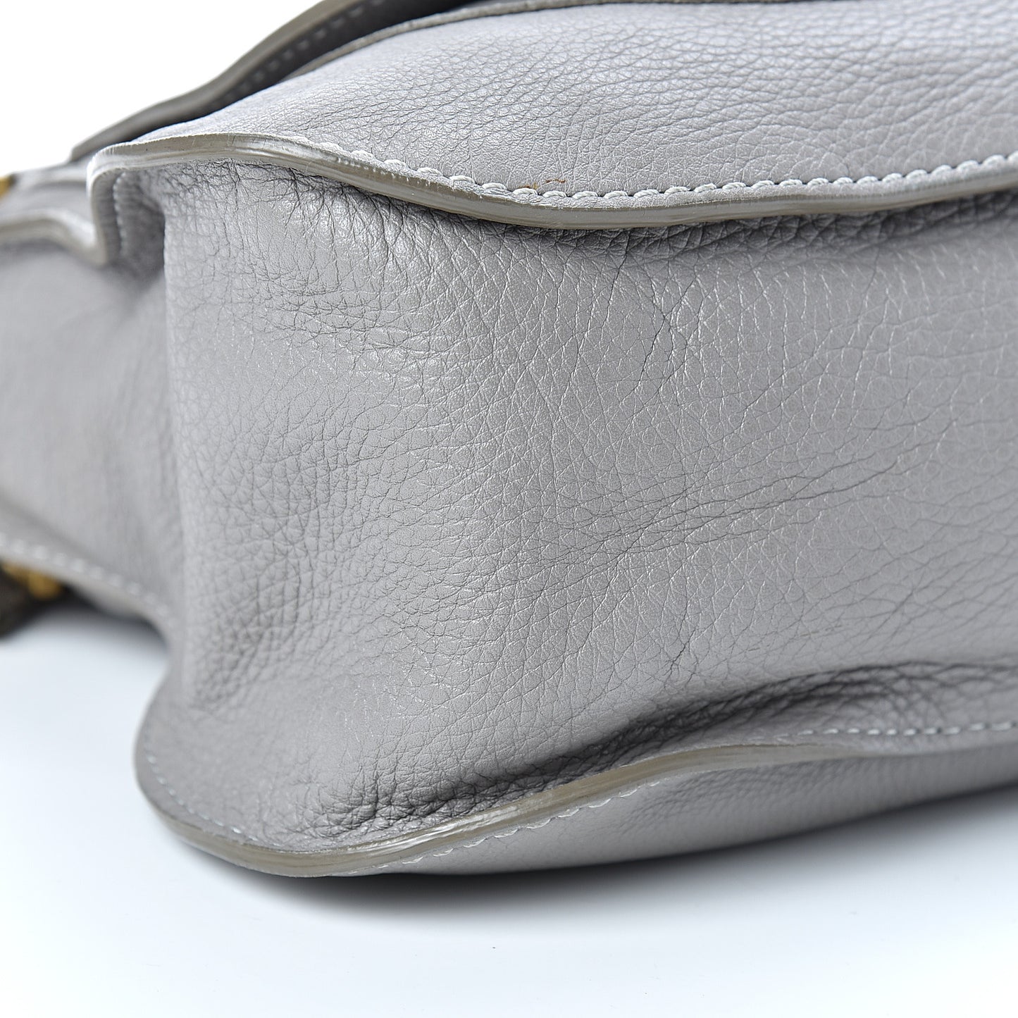 Calfskin Medium Marcie Satchel Cashmere Grey