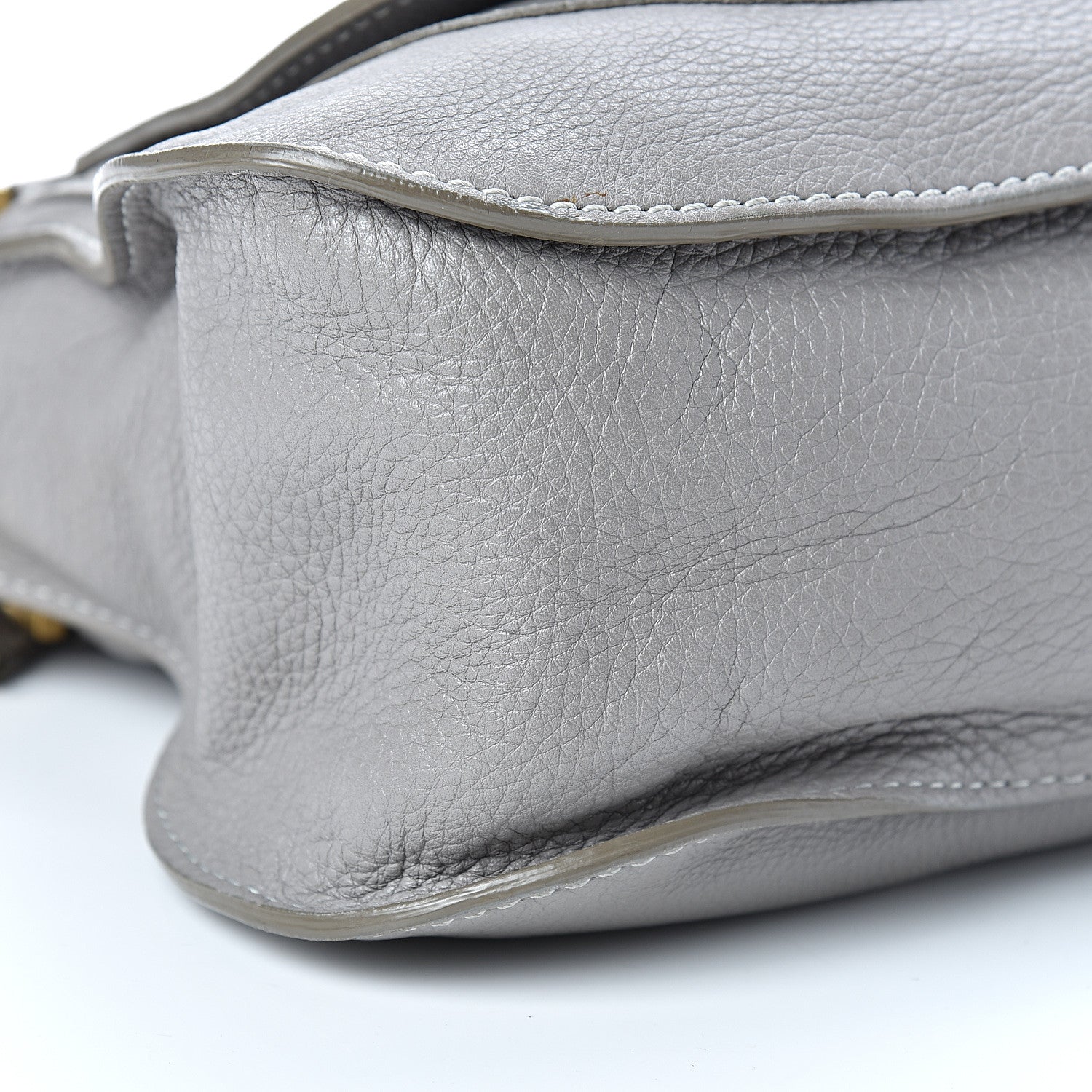 Chloe Calfskin Medium Marcie Satchel Cashmere Grey 9 of 19
