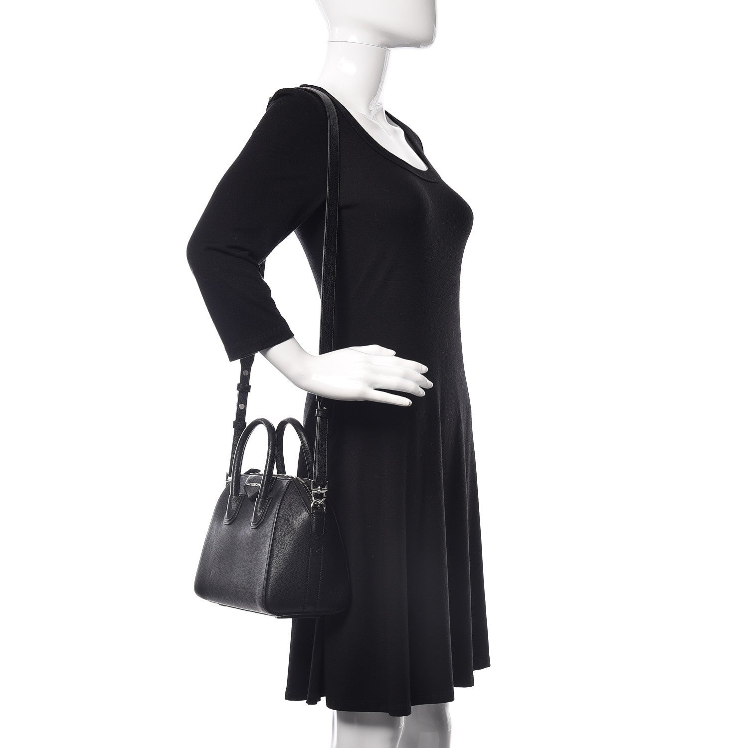 Givenchy Sugar Goatskin Mini Antigona Black 2 of 10