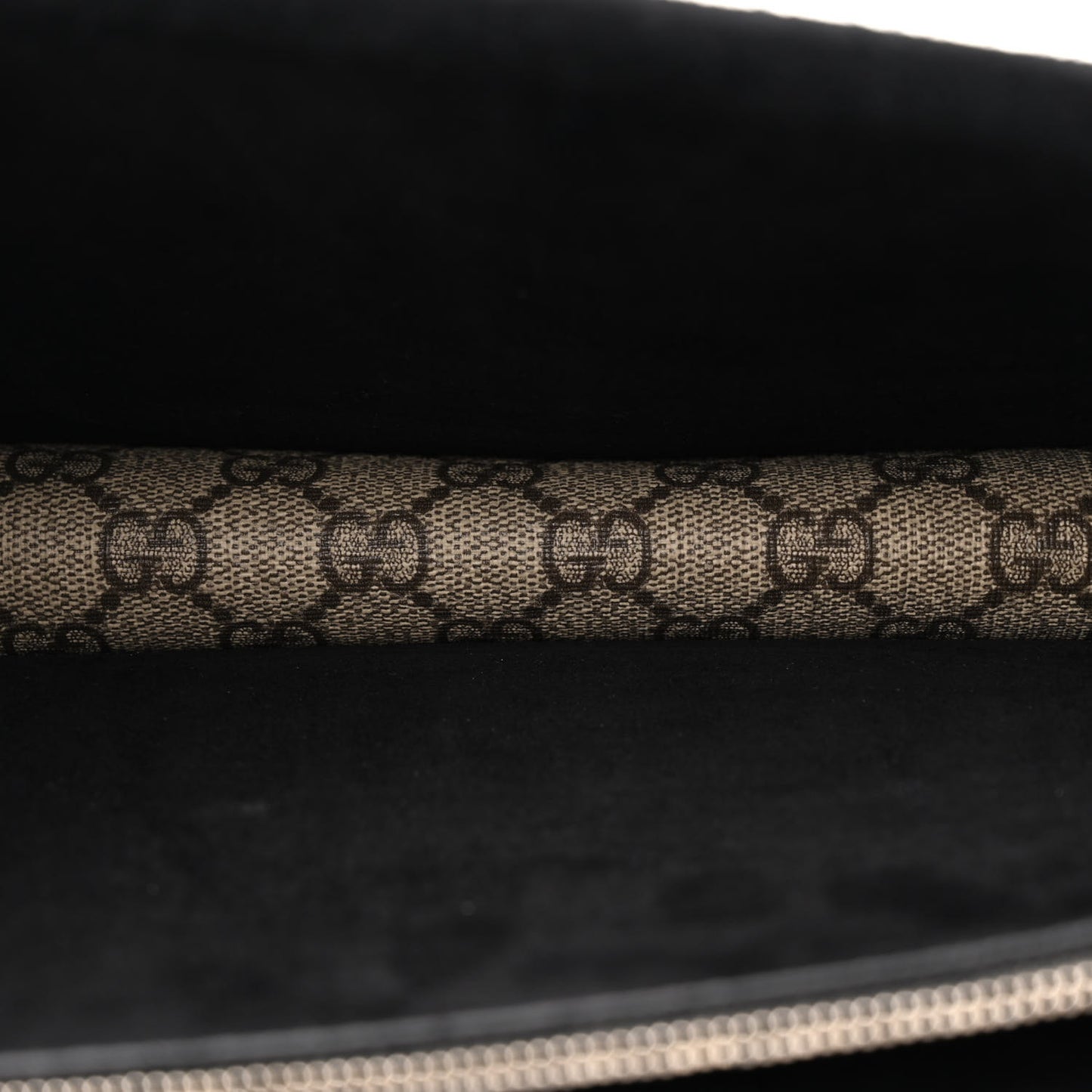 GG Supreme Monogram Small Dionysus Shoulder Bag Black