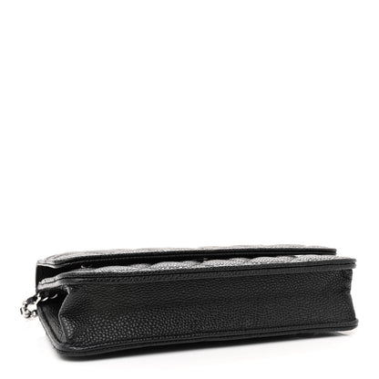 Chanel Caviar Quilted Wallet on Chain WOC Black 4 of 11