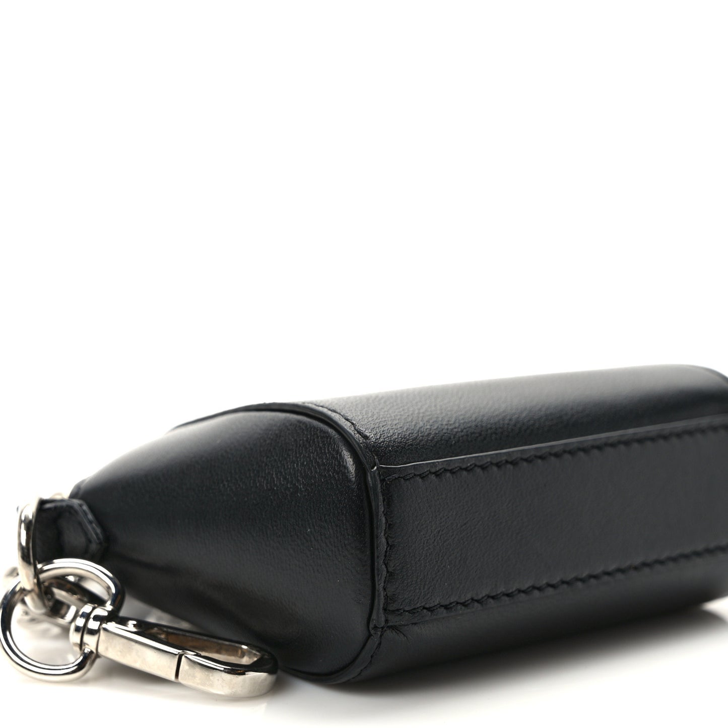 Lambskin Baby Antigona with Chain Black
