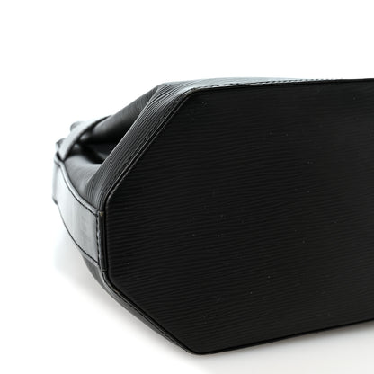 Louis Vuitton Epi Sac D'epaule Black 8 of 9