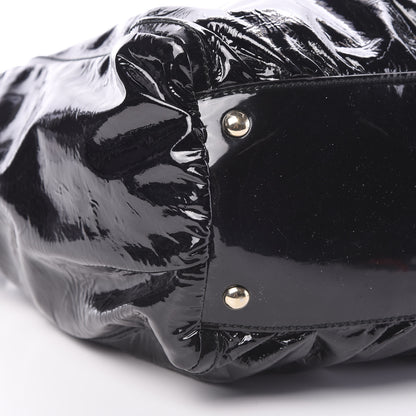 Gucci Patent Large D Ring Tote Black 8 of 12