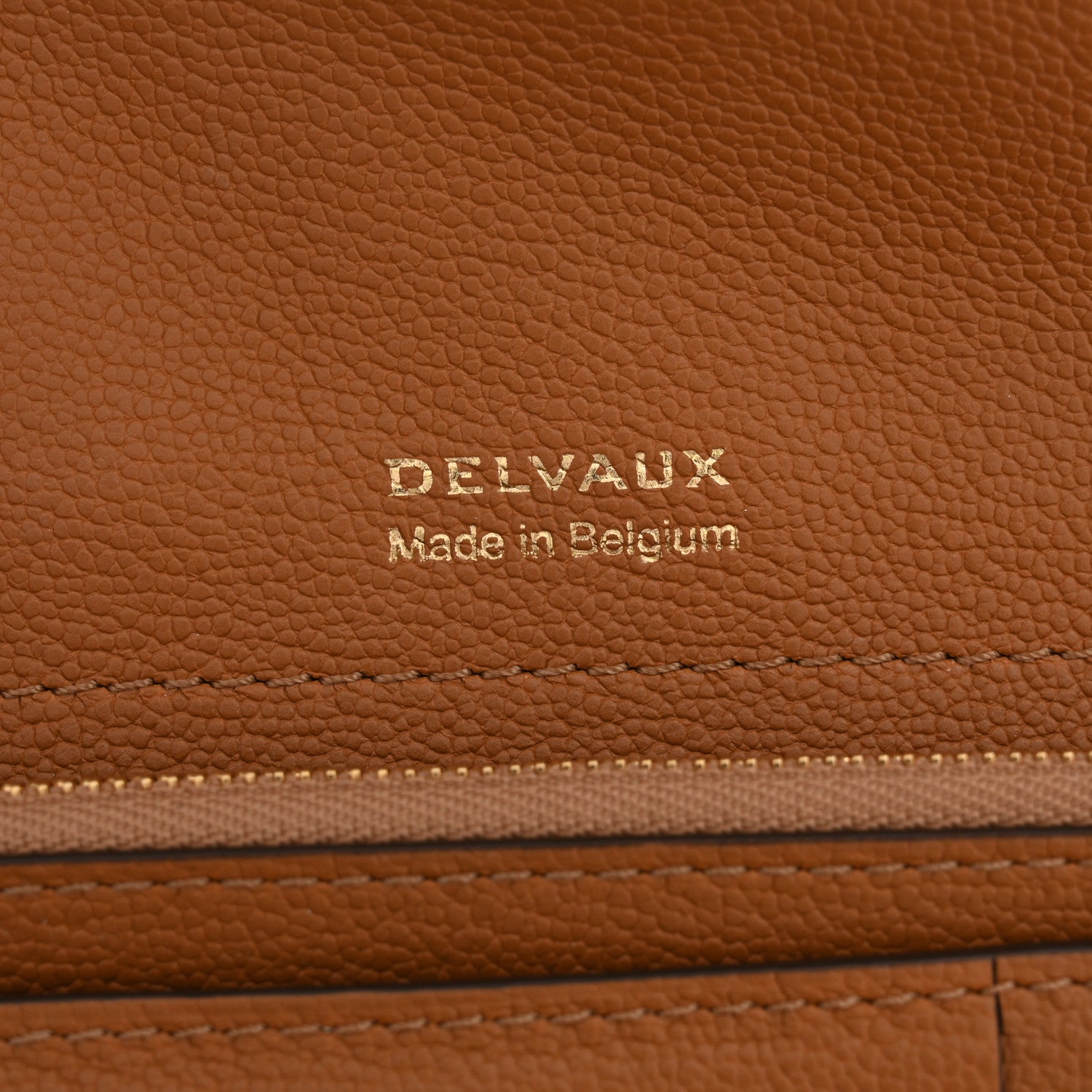 Delvaux Grained Rodeo Calfskin Brillant Compact Wallet Vegetal 7 of 10