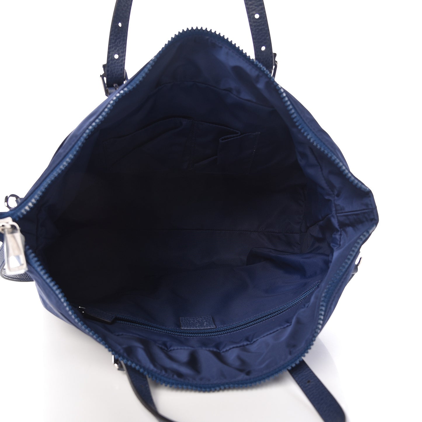 Nylon Monogram Zippered Tote Tide