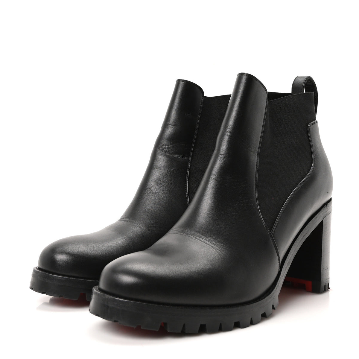 Calfskin Marchacroche 70 Chelsea Boots 39.5 Black
