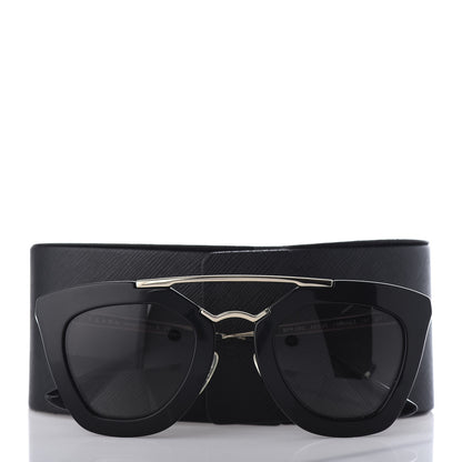 Prada Acetate Cinema Sunglasses SPR 09Q Black 8 of 8