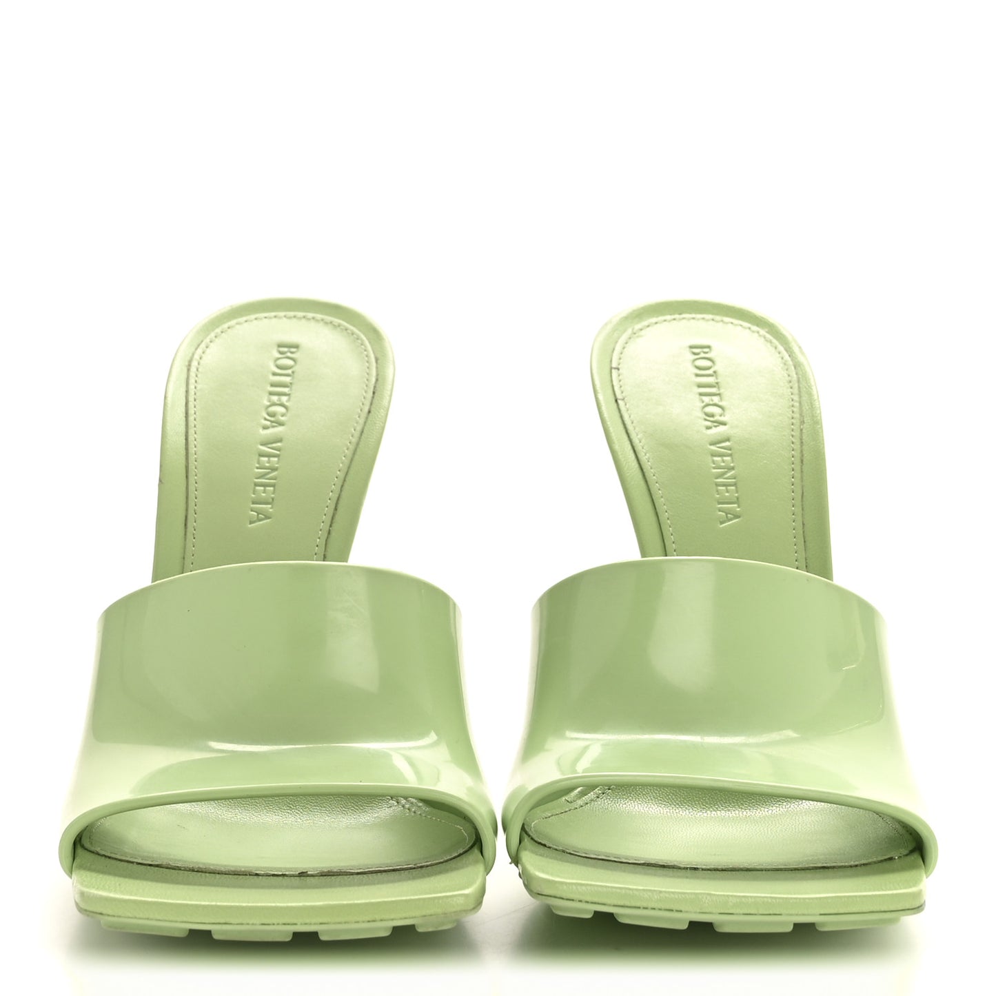 Rubber Mule Sandals 36 Pistachio