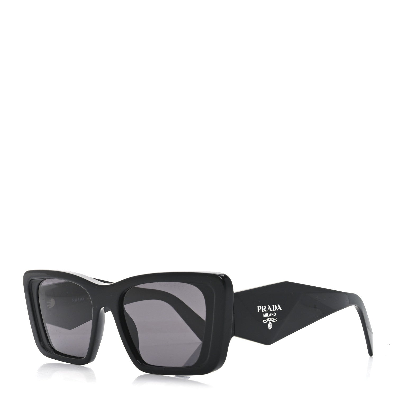 Prada Acetate Symbole Sunglasses SPR 08Y Black 1 of 7