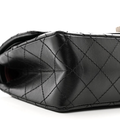 Chanel Aged Calfskin Quilted 2.55 Reissue 225 Flap Black 9 of 10