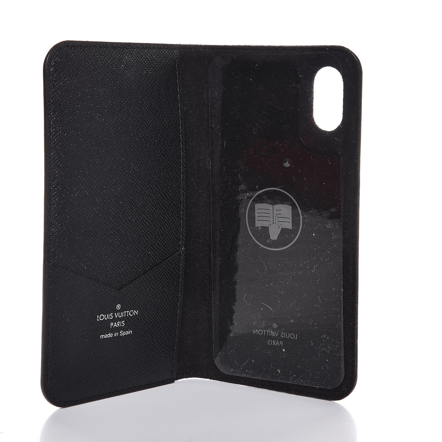 Louis Vuitton Monogram Eclipse iPhone X Folio Case 5 of 9