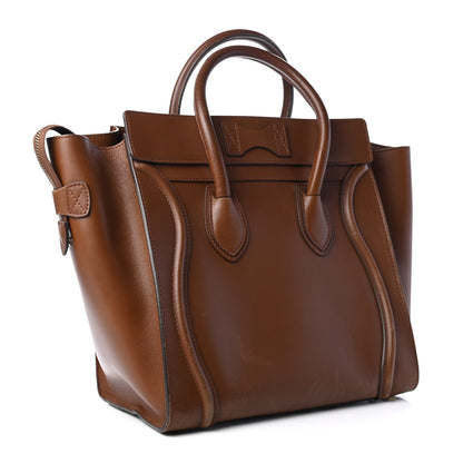 Celine Smooth Calfskin Mini Luggage Caramel 2 of 5