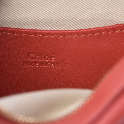 Chloe Smooth Calfskin Little Horses Embroidered Shoulder Bag Earthy Red 6 of 9