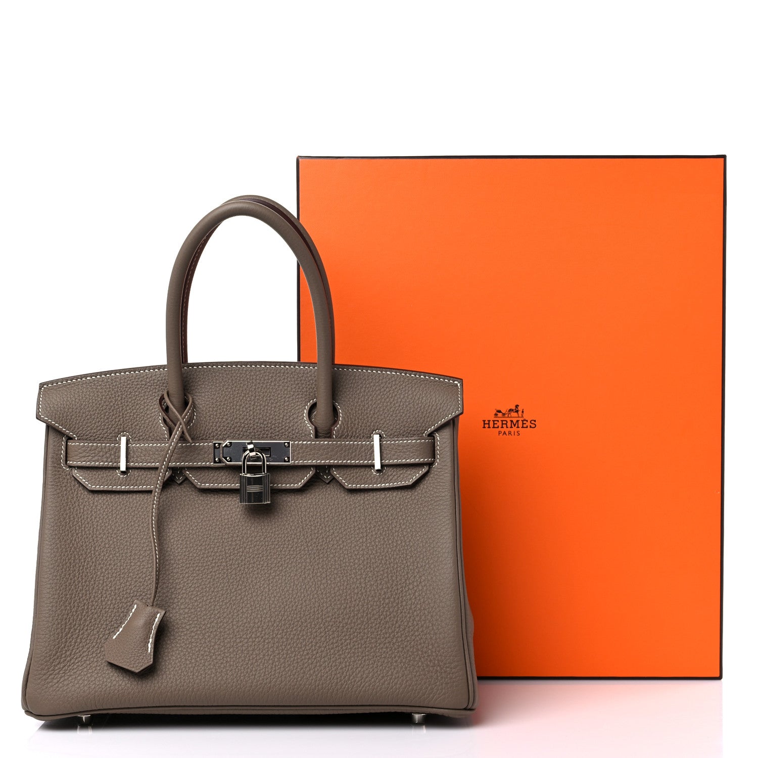 Hermes Togo Birkin 30 Etoupe 10 of 10