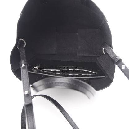 Celine Grained Calfskin Small Vertical Cabas Black 6 of 13
